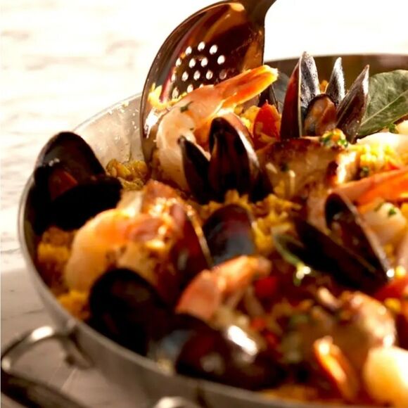 All-Clad Stainless Steel Slotted Spoon - Picture 5 of 9